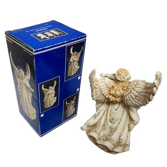 Dicksons Porcelain Angel with Violin: New Old Stock in Original Packaging - Picture 3 of 4
